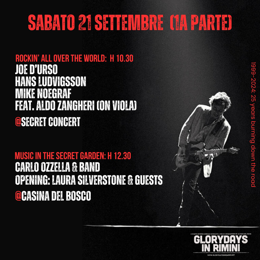 Glory Days Festival - 25th Anniversary Show